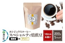 コーヒー豆 自家焙煎 ホンジュラス スペシャルティコーヒー 焙煎豆 200g 粗挽き【アンバー】