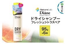 Diane ダイアン パーフェクトビューティー ドライシャンプー 95g フレッシュシトラスペア×6点セット