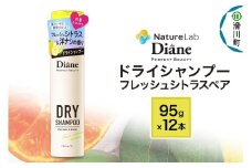 Diane ダイアン パーフェクトビューティー ドライシャンプー 95g フレッシュシトラスペア×12点セット