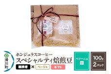 コーヒー豆 自家焙煎 ホンジュラス スペシャルティコーヒー ギフトセット【ペケーニョ】焙煎豆100g×2パック 粗挽き【ベージュ】
