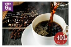 定期便 6回 コーヒー豆 2種セット 200g×2袋 [MARRON MOUNTAIN 埼玉県 小川町 310] 珈琲 ドリップ ダブルロースト製法 フルシティロースト