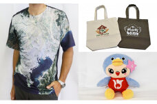 オリジナル衛星Tシャツ・エコバッグ・は～とんぬいぐるみのセット XLサイズ