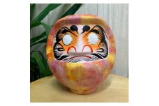 和紙まとう、幸せの福だるま|Lサイズ|ユネスコ無形文化遺産登録「細川紙」×高崎だるま|1体＜赤系＞【1226602】