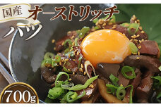 国産オーストリッチハツ700g [No.067]