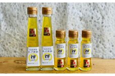 美里町産えごま油 福セット（120gビン2本・50gビン3本）【生産から加工まですべて美里町！】美里ＥＧＯＭＡファーム [No.136]