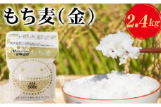 埼玉県産もち麦（金）2.4kg（800g×3袋）[No.175] 