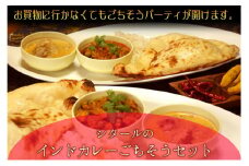 印度料理シタール インドカレー中ごちそうセット【カレー 加工食品 レトルト食品】[№5346-0057]