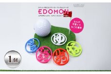 ゴルフマーカー ひらがな・カタカナゴルフマーカー 1個 ゴルフ 蛍光 マーカー オーダーメイド ステンレス 千葉市 千葉県 イエロー [№5346-7258]1223