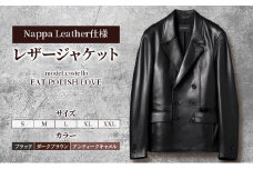 【Nappa Leather仕様】レザージャケット　[model:costello]　ジャケット 革 皮革 レザー 皮製品 レザー製品 シープスキン シープレザー メンズ パキスタン【XXL：ブラック】 [№5346-7365]1239
