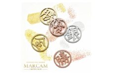 漢字1文字 メタリックカラー ゴルフマーカー オリジナルマーカー作成 ゴルフ用品 ギフト プレゼント 記念 おしゃれ ゴルフ好き 千葉市 千葉県 ピンクゴールド[№5346-7445]