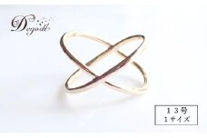 Degodd デゴッド Eternity GLリング 13号  リング 指輪 ゴールドリング アクセサリー レディースアクセサリー ファッションジュエリー シンプル シンプルリング シンプルアクセサリー ゴールドアクセサリー ゴールド ギフト [№5346-1619]