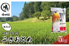 新米　令和7年 ふさおとめ　無洗米　5kg【 お米 精米 大粒 粘り気 ファン 】 千葉県  [№5346-0317]