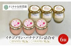 イチゴプリン バナナプリン 詰合せ 6個 プリン 国産バナナ いちご スイーツ ギフト セット 千葉市 [№5346-1508]
