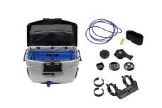 [レックマウントプラス] ライドオンバッグ (グレー)+ハンドルバー専用ベースマウント【R+Bag-GRAY-DM35】「Ride On Bag とベースマウント(R+B-DM35)のセット品」 [№5346-1845]