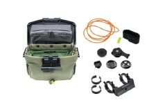 [レックマウントプラス] ライドオンバッグ(オリーブ)+ハンドルバー専用ベースマウント【R+Bag-OLIVE-DM35】「Ride On Bag とベースマウント(R+B-DM35)のセット品」 [№5346-1846]