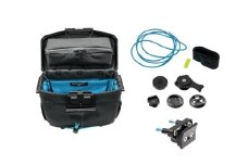 [レックマウントプラス] ライドオンバッグ(ブラック/ターコイズ)+ステムボルト専用ベースマウント【R+Bag-BKTQ-BOLT】「Ride On Bag とベースマウント(R+B-BOLT)のセット品」 [№5346-1849]