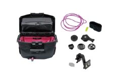 [レックマウントプラス] ライドオンバッグ (ブラック/ピンク)+ブロンプトン専用ベースマウント【R+Bag-BKPK-BROMPTON】「Ride On Bag とベースマウント(R+B-BROMPTON)のセット品」 [№5346-1853]