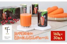にんじんジュース JA千葉みらい濃いにんじんジュース 160g×30缶入 ジュース にんじん ニンジン 人参 野菜 甘い 彩誉 濃縮 なめらか 千葉市 千葉県 [№5346-1349]