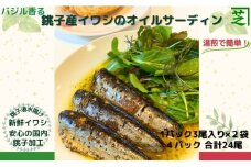 イワシ オイルサーディン 食べてみて！ バジル 香る 銚子産 イワシ の オイルサーディン 新鮮 銚子 いわし イワシ 鰯 青魚 オイルサーディン アヒージョ パスタ バジル 湯煎 簡単 調理 アウトドア 人気 お取り寄せ グルメ 贈り物 お歳暮 ふるさと納税 ふるさと納税魚 送料無料 10000 10000円 千葉県 銚子市 シバショウ