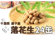 千葉 銚子産 塩ゆで 落花生 （さや付き） ピーナッツ おすすめ おやつ おつまみ 保存食 非常食 お土産 自社製造 老舗 缶詰 ふるさと納税 送料無料 千葉県銚子市 銚子市 銚子