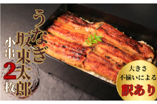 訳あり うなぎ坂東太郎 蒲焼 小串2枚（約90g×2）セット 不揃い うなぎ 坂東太郎  グルメ 鰻 ブランド 冷凍 加工品 惣菜 セット ふるさと納税 お取り寄せ グルメ うなぎの蒲焼 ブランドうなぎ 名産 ひつまぶし うな重 うな丼 規格外 小分け 個包装 真空パック 送料無料 ギフト プレゼント 贈り物 贈答 お取り寄せ 食品 簡単調理 千葉県 銚子市 忠平株式会社
