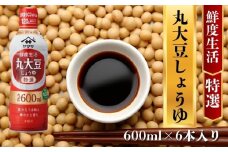 ヤマサ丸大豆しょうゆ 6本(1本600ml) しょうゆ 醤油 しょう油 調味料 鮮度生活 家庭用 おかず 料理 グルメ お刺身 お寿司 冷奴 焼き魚 老舗 リピート 人気 おすすめ 贈答 ギフト 贈物 贈り物 送料無料 ヤマサ ヤマサ醤油 生しょうゆ 生醤油 麹 麹醤油 熟成 国産 千葉県 銚子市  大豆 櫻井謙二商店