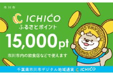 デジタル地域通貨ICHICOふるさとポイント15,000pt　【12203-0220】