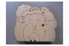【思いやり型返礼品】木工パズルセット