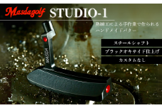マスダゴルフ STUDIO-1 パター スチールシャフト ブラックオキサイド仕上げ 【カスタム：なし】 ゴルフ ゴルフクラブ 【受注生産】