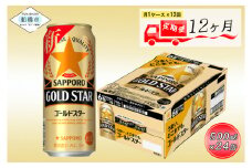 【12回定期便】 サッポロ GOLD STAR 500ml  ゴールドスター GOLDSTAR ビール 発泡酒 酒 24本 定期便
