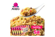 バーミヤン本格炒飯　430g×5袋 セット チャーハン 炒飯 冷凍 食品 惣菜 すかいらーく 冷凍食品 簡単調理 レンジ調理 中華 おうち中華 家庭用 惣菜 ごはん 時短調理 簡単 時短 電子レンジ レンジ 便利 冷凍惣菜 手軽