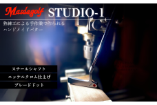 マスダゴルフ STUDIO-1 パター スチールシャフト ニッケルクロム仕上げ 【カスタム：ブレードドット】 ゴルフ ゴルフクラブ 【受注生産】