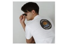 バックプリント 館山市 マンホールTシャツ 白 Lサイズ【1489881】