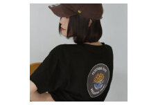 バックプリント 館山市 マンホールTシャツ 黒 Sサイズ【1489884】