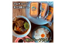 館山スープカレー(ラムチョップ)冷凍パック　辛口3人前【1483378】