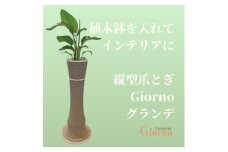 猫のおしゃれ爪とぎ「カリカリーナGiorno」 グランデ6号鉢用【1568141】
