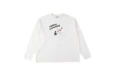 ＜Sea Sauna Shackオリジナル＞薪割りロングTシャツ ホワイト XLサイズ【1668859】