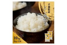 千葉県産こしひかり(精米)10kg(5kg×2袋)【1673834】
