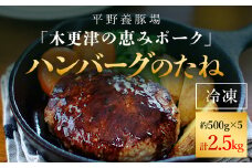 ＜木更津の恵みポーク＞ハンバーグのたね500g×5 ふるさと納税 ハンバーグ  ブランド豚 豚肉 良質なタンパク質 ビタミンＢ豊富 千葉県 木更津市