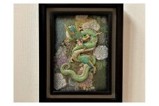 No.130 【雲龍風虎堂】押絵『青龍』（大）
