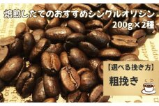 No.170-02 焙煎したてのおすすめシングルオリジン 200g×2種（粗挽き）
