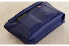 No.208-08 上質な日本製バッグインバッグ「ansac」（ネイビー） ／ 雑貨 日用品 鞄 千葉県