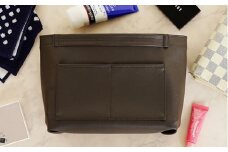 No.208-09 上質な日本製バッグインバッグ「ansac」（グレー） ／ 雑貨 日用品 鞄 千葉県