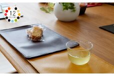 No.214-06 PVCレザーカフェマット「LETEA」　2枚セット（グリーン） ／ 雑貨 日用品 インテリア 千葉県