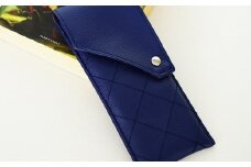 No.221-20 上質な日本製メガネケース「KAGULA」　Mサイズ（ネイビー） ／ 雑貨 日用品 めがね 千葉県