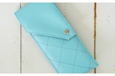 No.221-19 上質な日本製メガネケース「KAGULA」　Mサイズ（ライトブルー） ／ 雑貨 日用品 めがね 千葉県