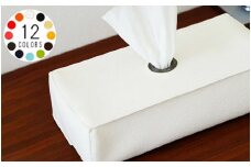No.239-08 PVCレザーティッシュケース「JECY」2個セット（ネイビー） ／ 雑貨 日用品 インテリア 千葉県