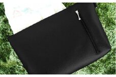 No.241-02 上質な日本製おむつポーチ「occhi」（ブラック） ／ 雑貨 日用品 入れ物 千葉県