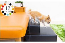No.261-07 PVCレザードッグステップ「CHITO」Lサイズ（ライトブルー） ／ 雑貨 日用品 インテリア 千葉県