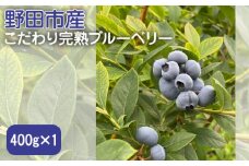 No.269 野田市産こだわり完熟ブルーベリー　400g ／ アンチエイジング 眼精疲労回復 フルーツ 千葉県